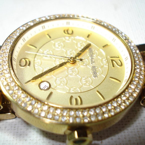 MK5430 GORGEOUS 1/1 LADIES MICHAEL KORS HIGH END 3 DIALS DIAMOND WATCH RTL $355